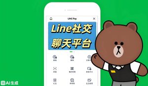 Line社交聊天平台